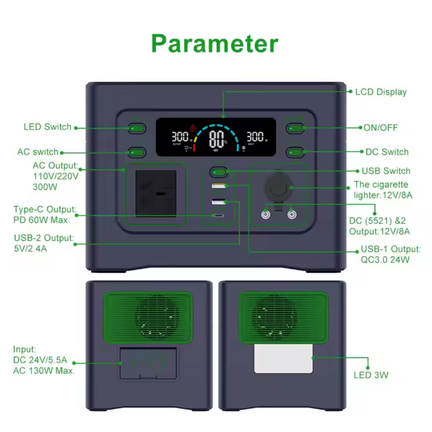 GreenVolt Pulse 600 Solar Generator