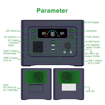 GreenVolt Pulse 600 Solar Generator